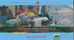 Desktop Screenshot of llandoverysheepfestival.co.uk